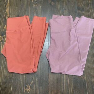 Lot Of 2 Old Navy High Waisted PowerSoft 7/8 Leggings Women’s Size Medium